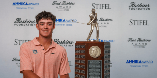 Auburn's Jackson Koivun Wins 2024 & 26 Fred Haskins Award